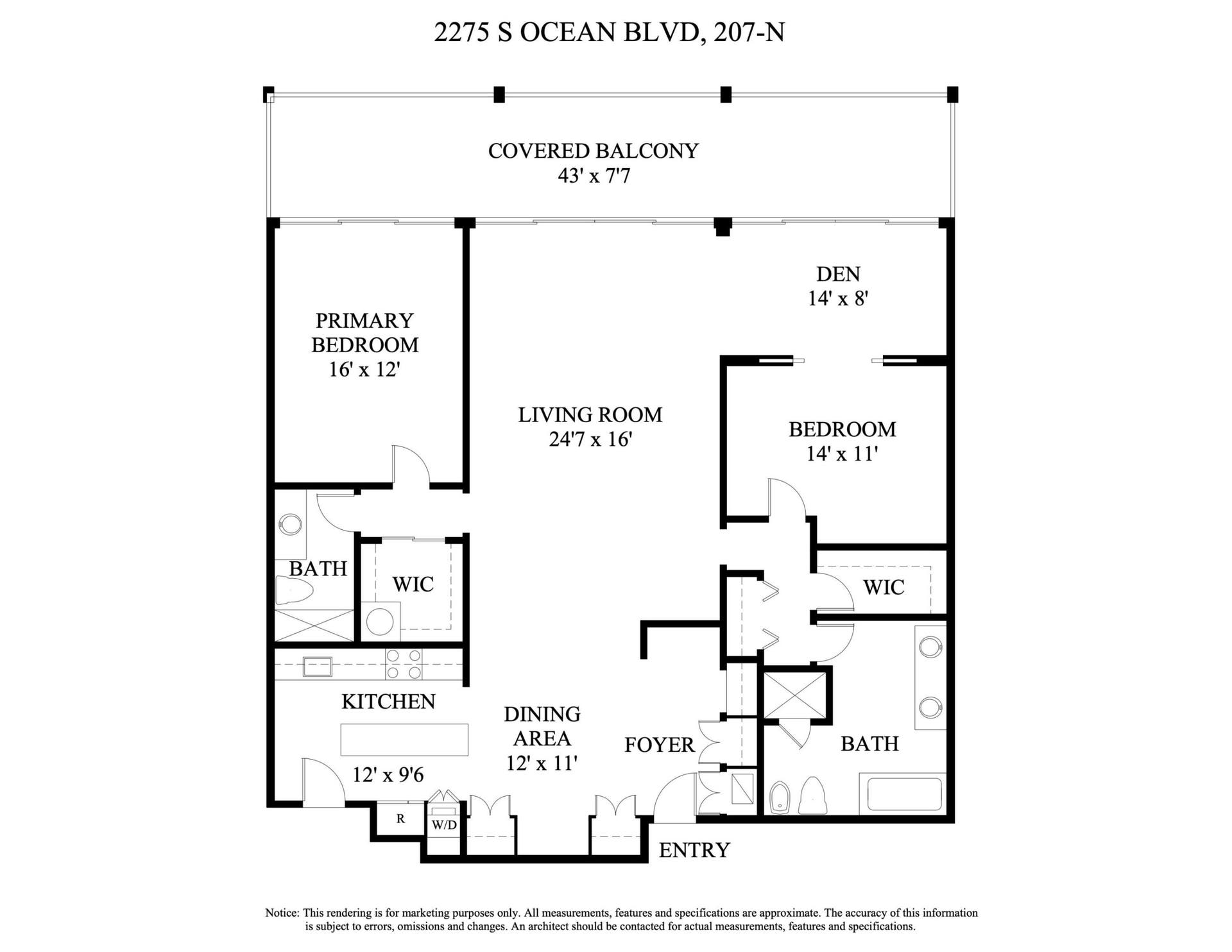 2275 S Ocean Boulevard, #207n, Palm Beach, FL 33480 2275 S OCEAN BLVD, 207-N