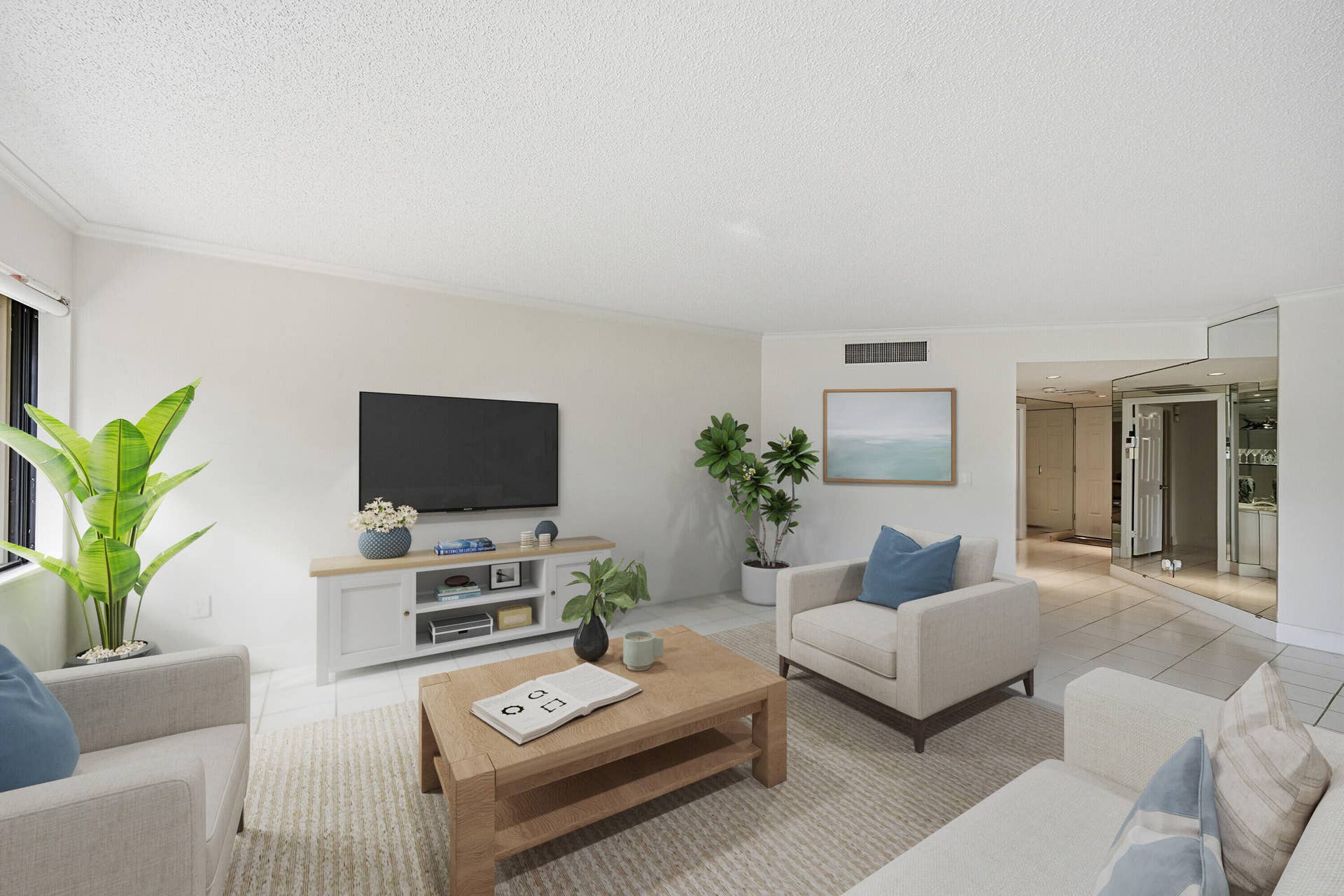 Staged Living Room