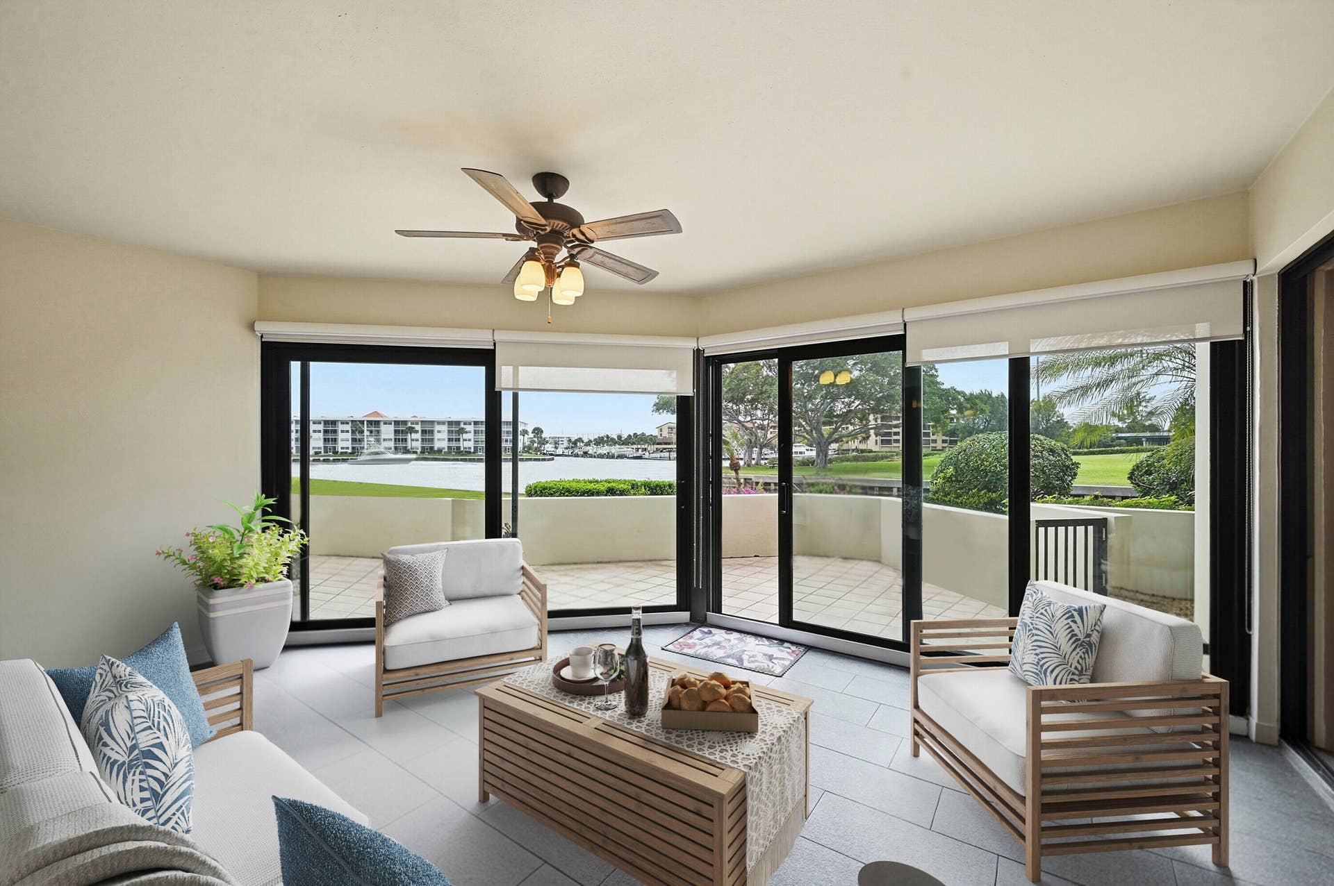 Staged Florida Room
