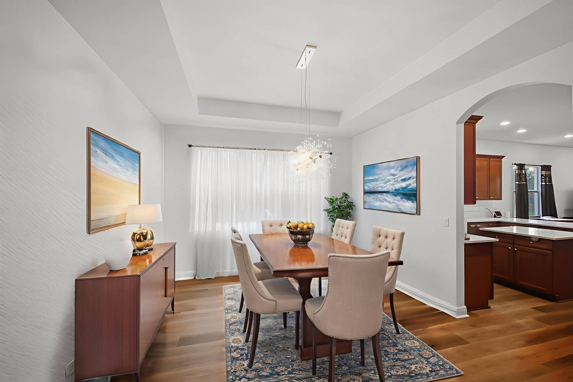 Dining Room Virtually Staged