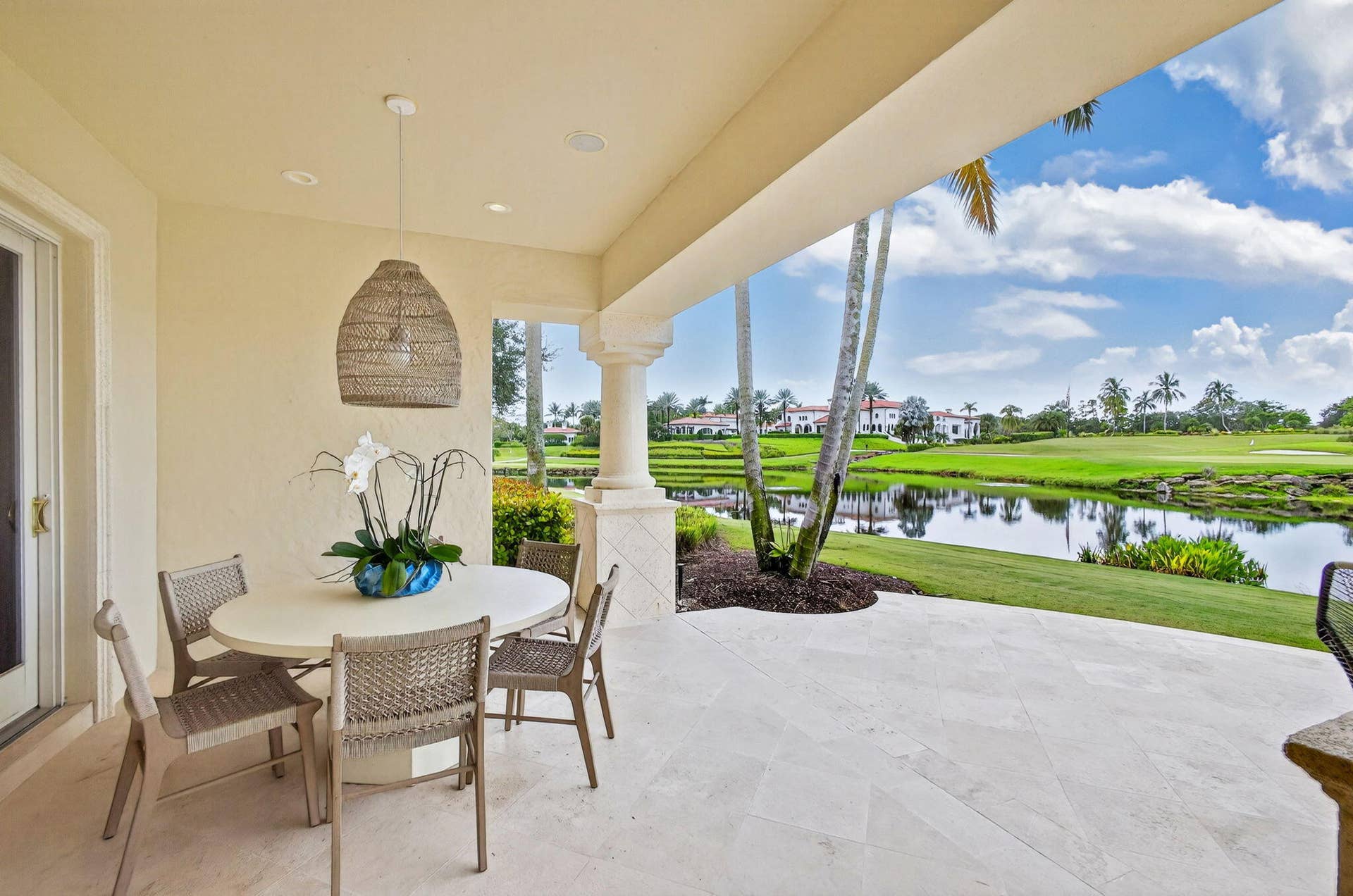 11912 Palma Drive, Palm Beach Gardens, FL 33418 View from Covered Patio