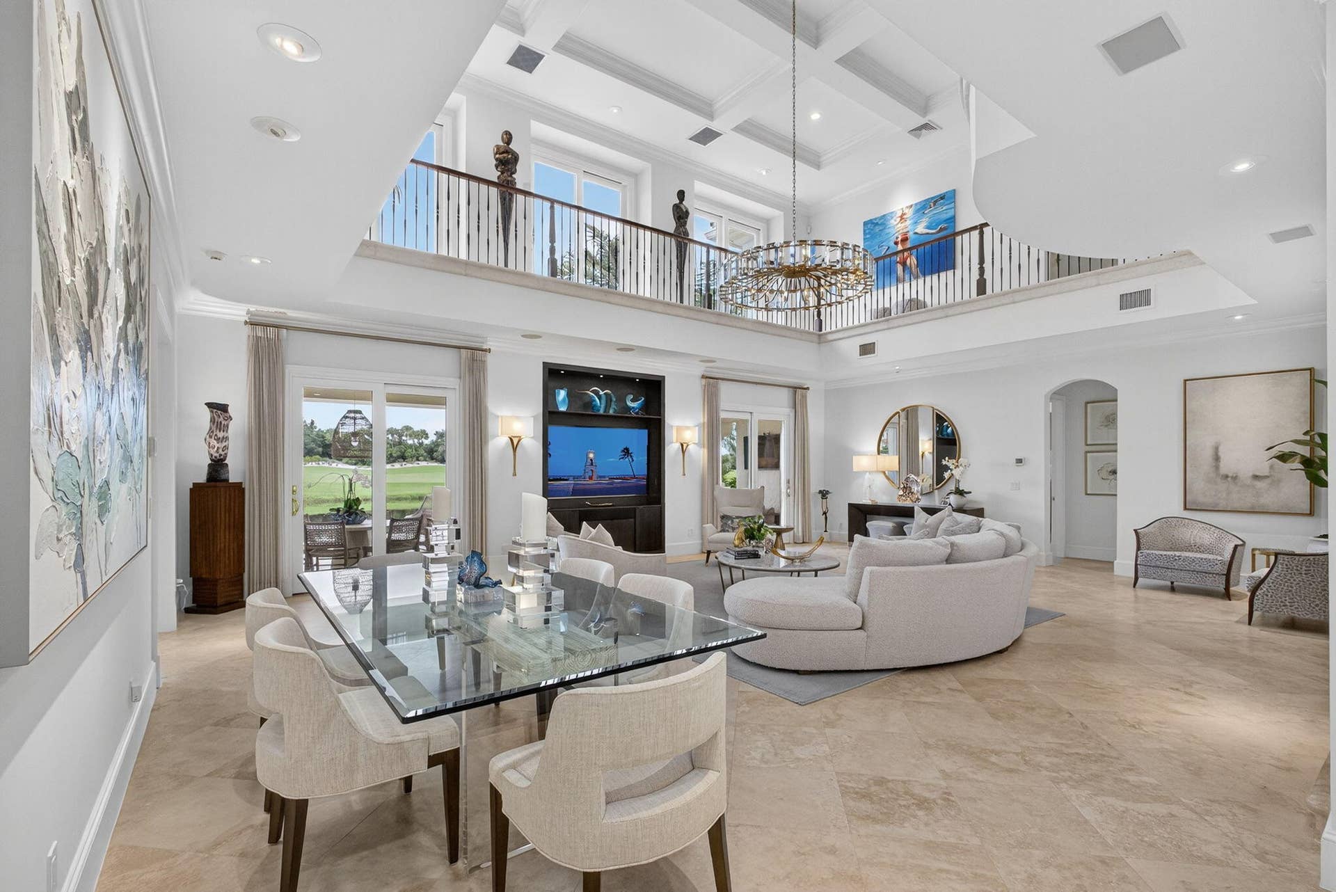 11912 Palma Drive, Palm Beach Gardens, FL 33418 View of Dining and Family Room
