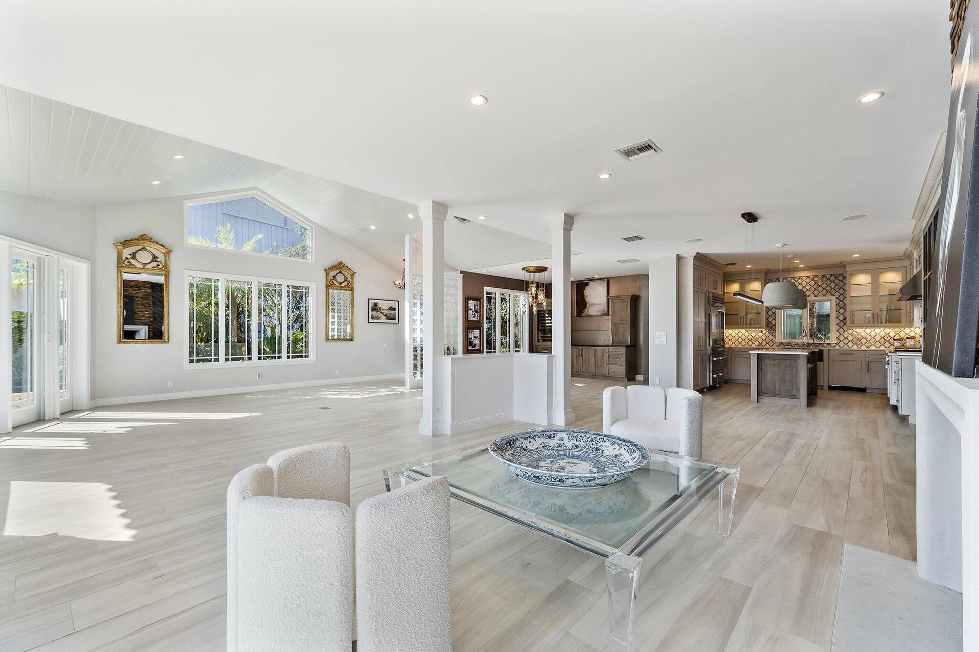 Great Room View to Kitchen - Dining Room