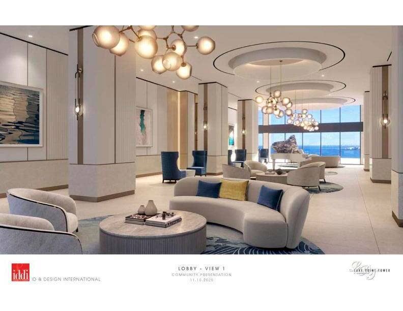 Lobby Floor Plan and Renderings 1