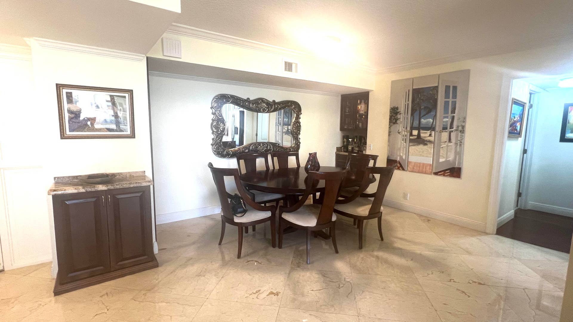 3400 N Ocean Drive, #906, Singer Island, FL 33404 Dining Room
