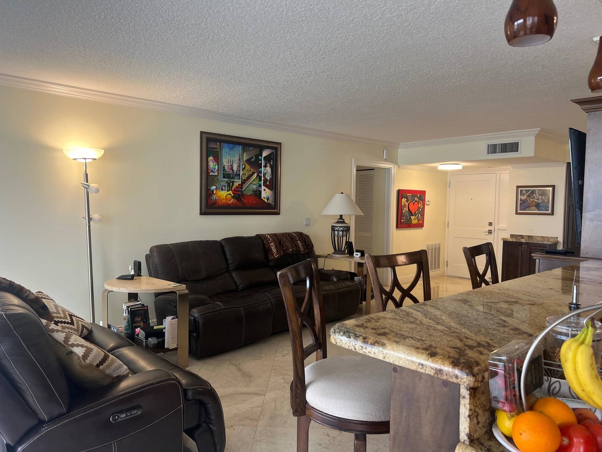 3400 N Ocean Drive, #906, Singer Island, FL 33404 Living Room