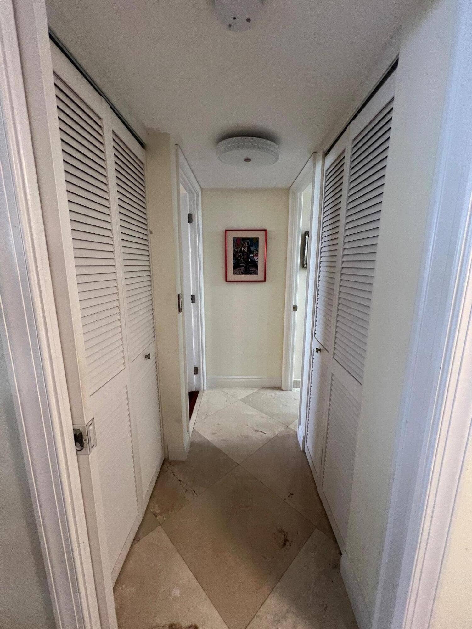 3400 N Ocean Drive, #906, Singer Island, FL 33404 Hallway to 2nd Bedroom & to washer-Dryer