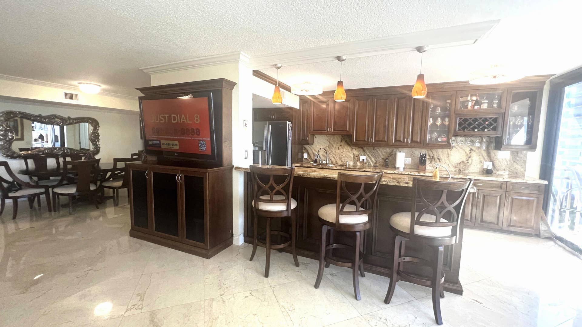3400 N Ocean Drive, #906, Singer Island, FL 33404 Kitchen & Dining Room #2