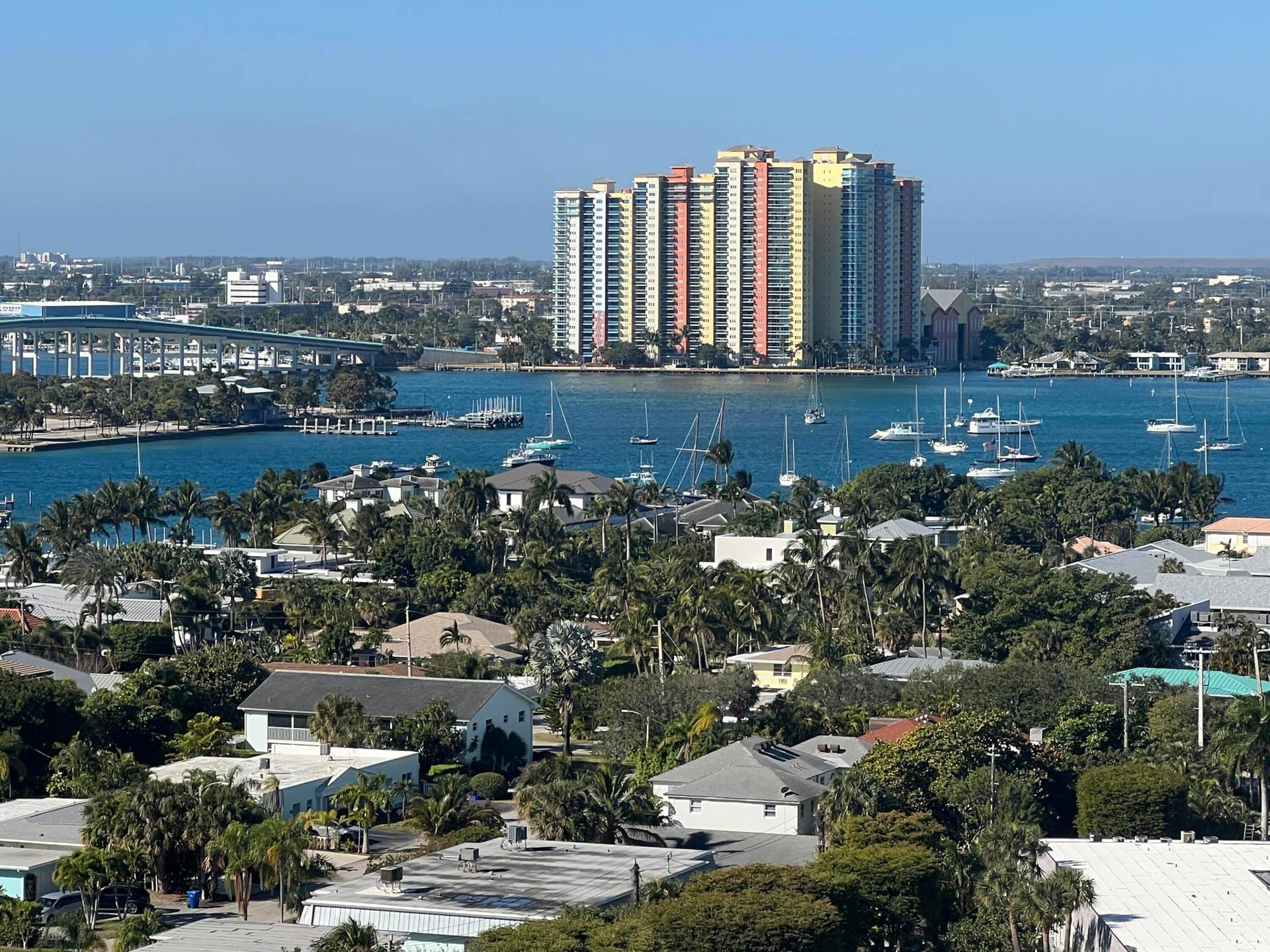 3400 N Ocean Drive, #906, Singer Island, FL 33404 View of Intracoastal from OT 906