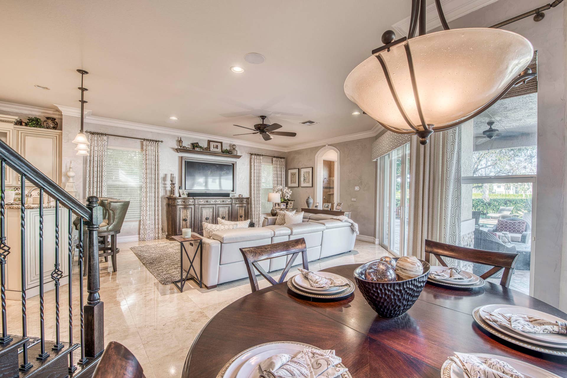 135 Carmela Court, Jupiter, FL 33478 Breakfast Nook | Family Room