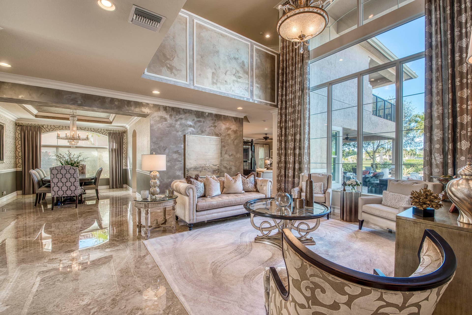 135 Carmela Court, Jupiter, FL 33478 Living Room