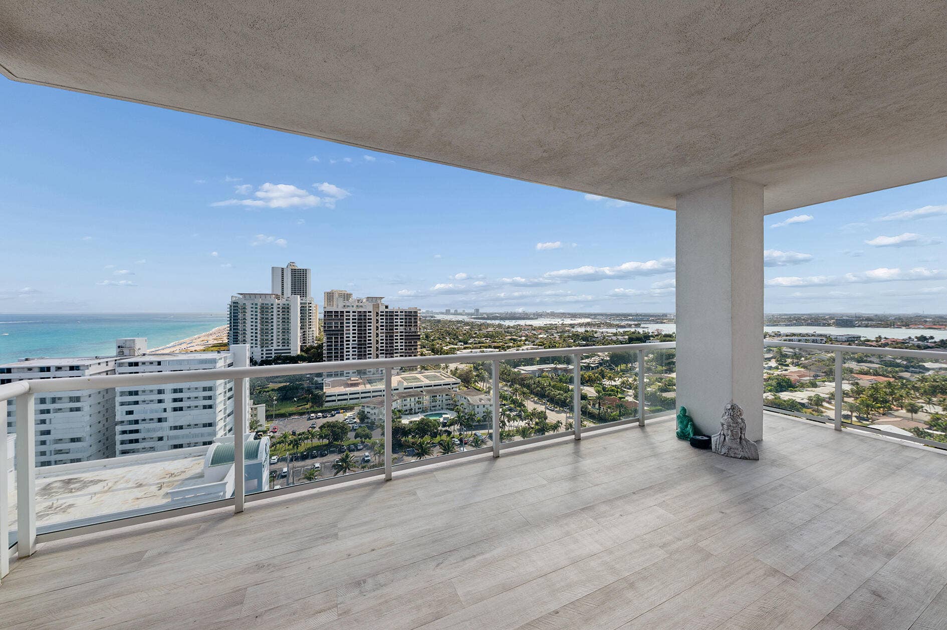 3730 N Ocean Drive, #17-D, Singer Island, FL 33404 View from balcony