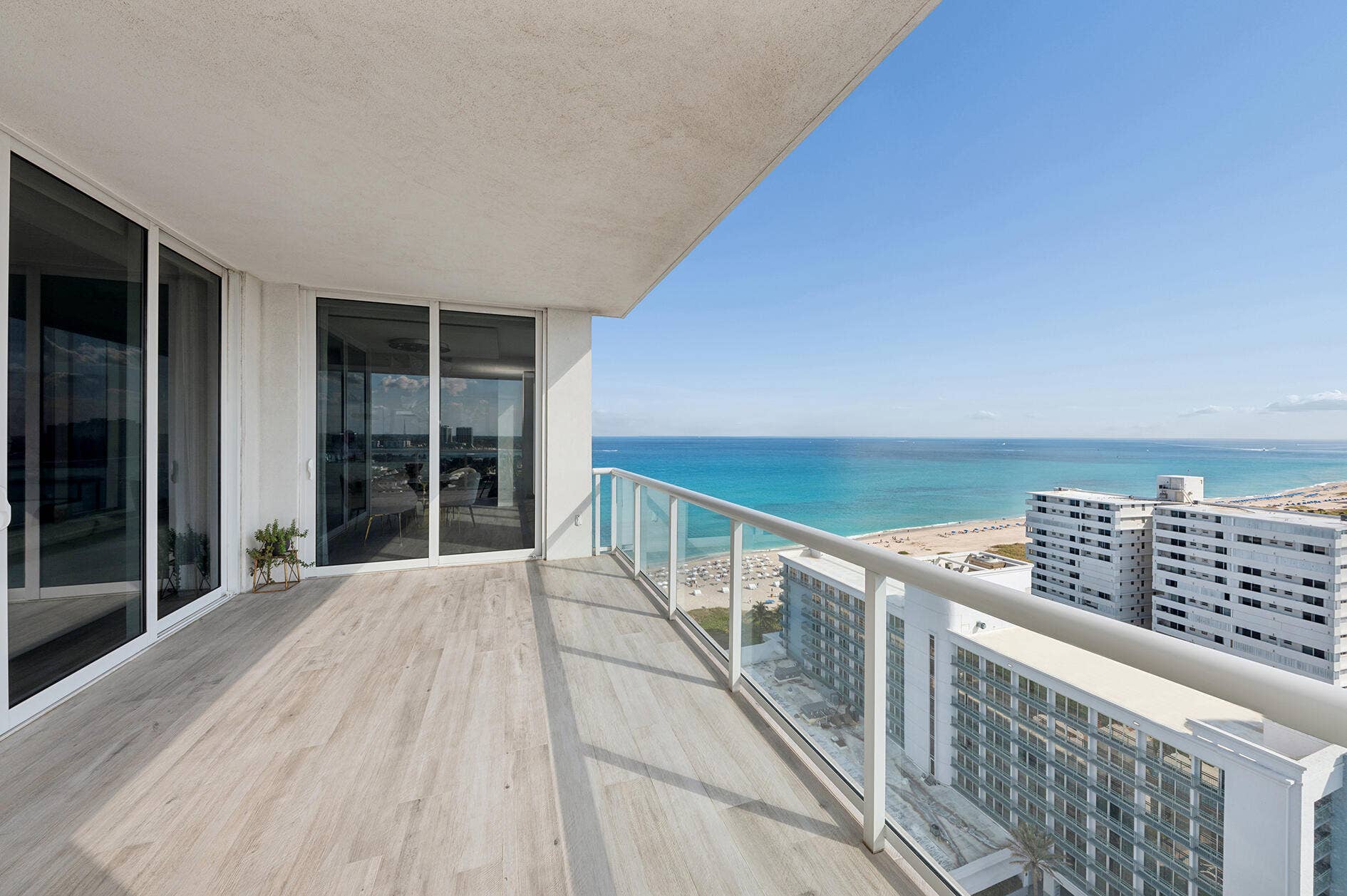 3730 N Ocean Drive, #17-D, Singer Island, FL 33404 View from balcony