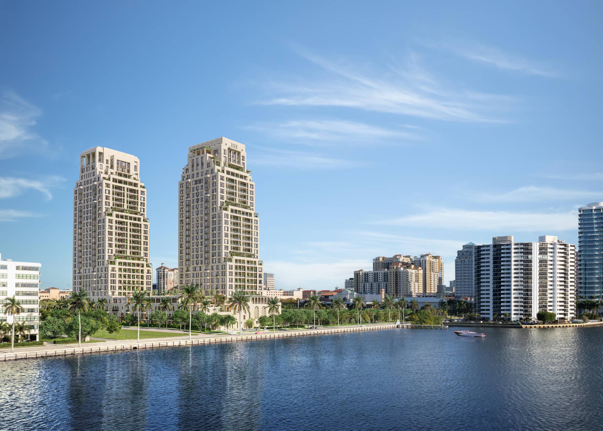 1355 S Flagler Drive, #2203, West Palm Beach, FL 33401 SFH Daytime Rendering