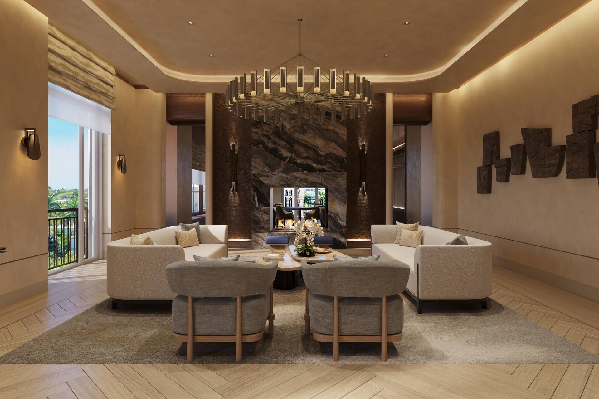 1355 S Flagler Drive, #2203, West Palm Beach, FL 33401 SFH Amenity: Sunset Lounge/Library