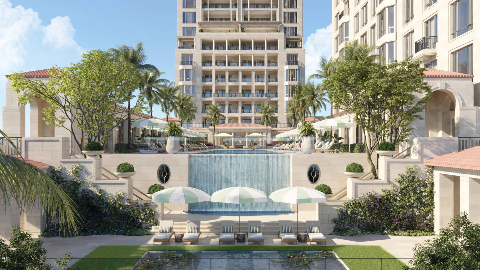 1355 S Flagler Drive, #2203, West Palm Beach, FL 33401 SFH Pool Elevation