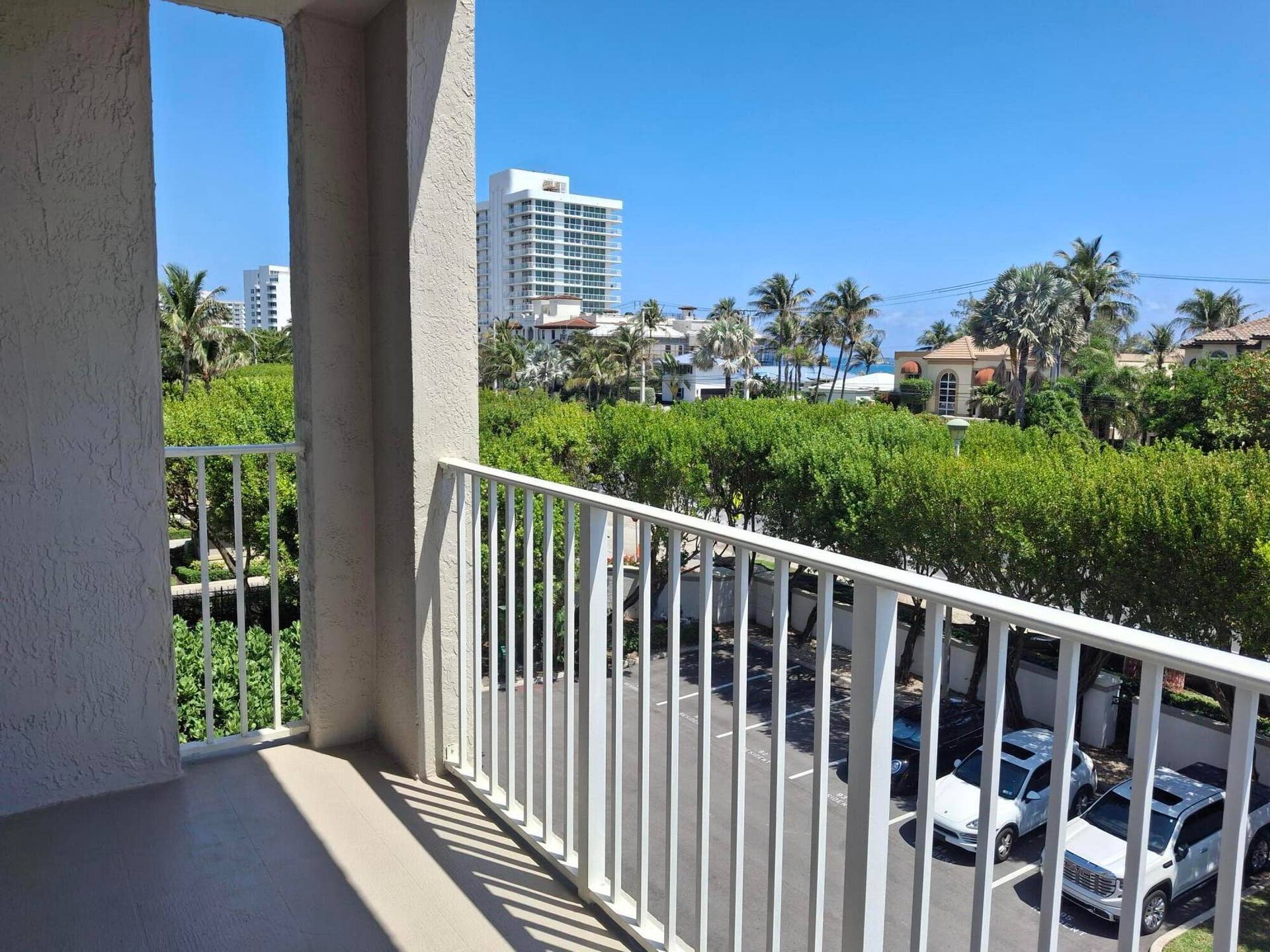 3606 S Ocean Boulevard, #402, Highland Beach, Highland Beach, FL 33487 vie from balcony