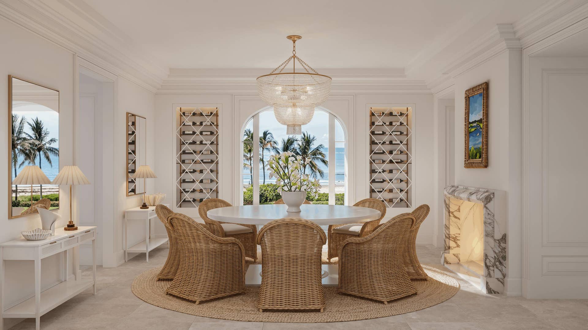 1285 North Ocean Boulevard, #Lot 1 & 2, Palm Beach, FL 33480 Dining Room
