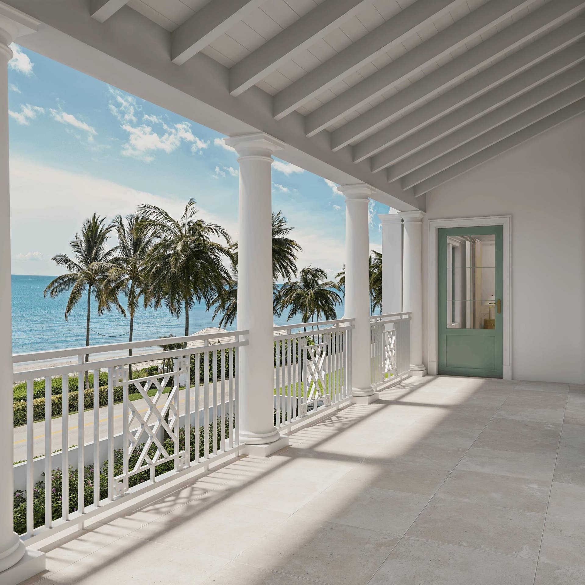 1285 North Ocean Boulevard, #Lot 1 & 2, Palm Beach, FL 33480 Porch