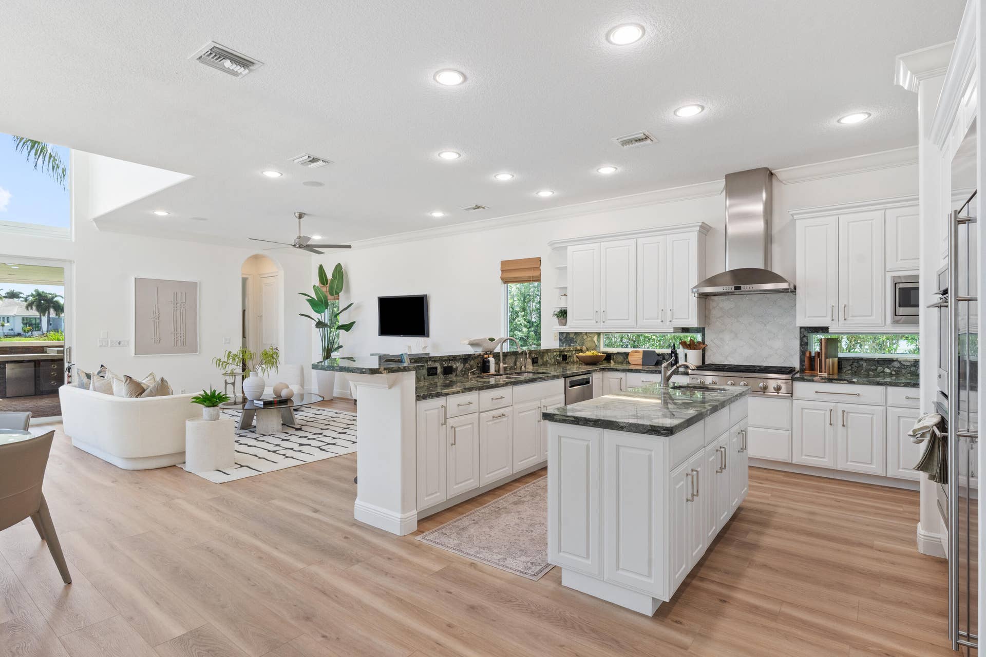 432 Savoie Drive, Palm Beach Gardens, FL 33410 Large Double Island Kitchen