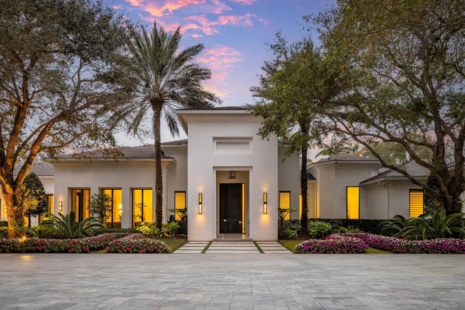 16191 Quiet Vista Circle, Delray Beach, FL 33446 Twilight front
