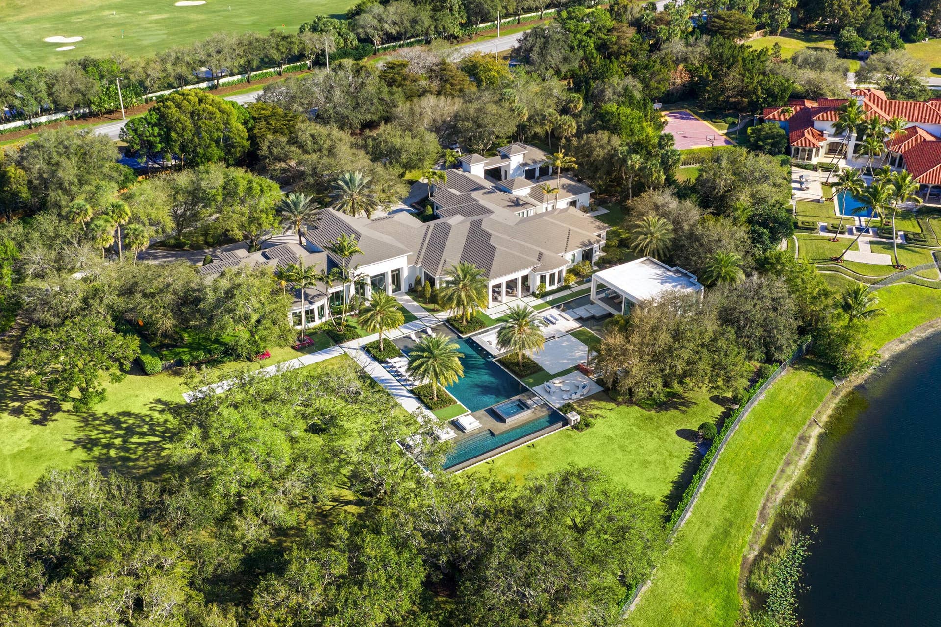 16191 Quiet Vista Circle, Delray Beach, FL 33446 Rear aerial