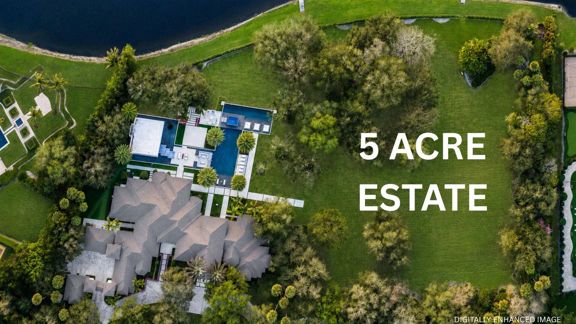 16191 Quiet Vista Circle, Delray Beach, FL 33446 5 ACRE ESTATE