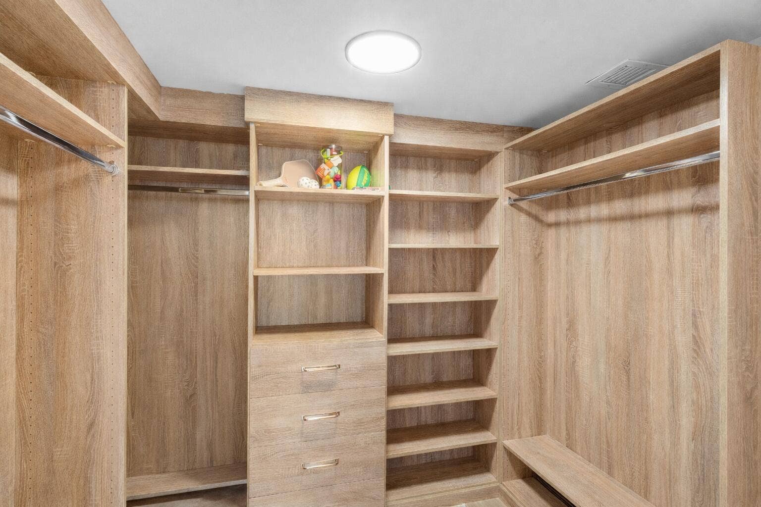 Primary Walk-In Custom Closet