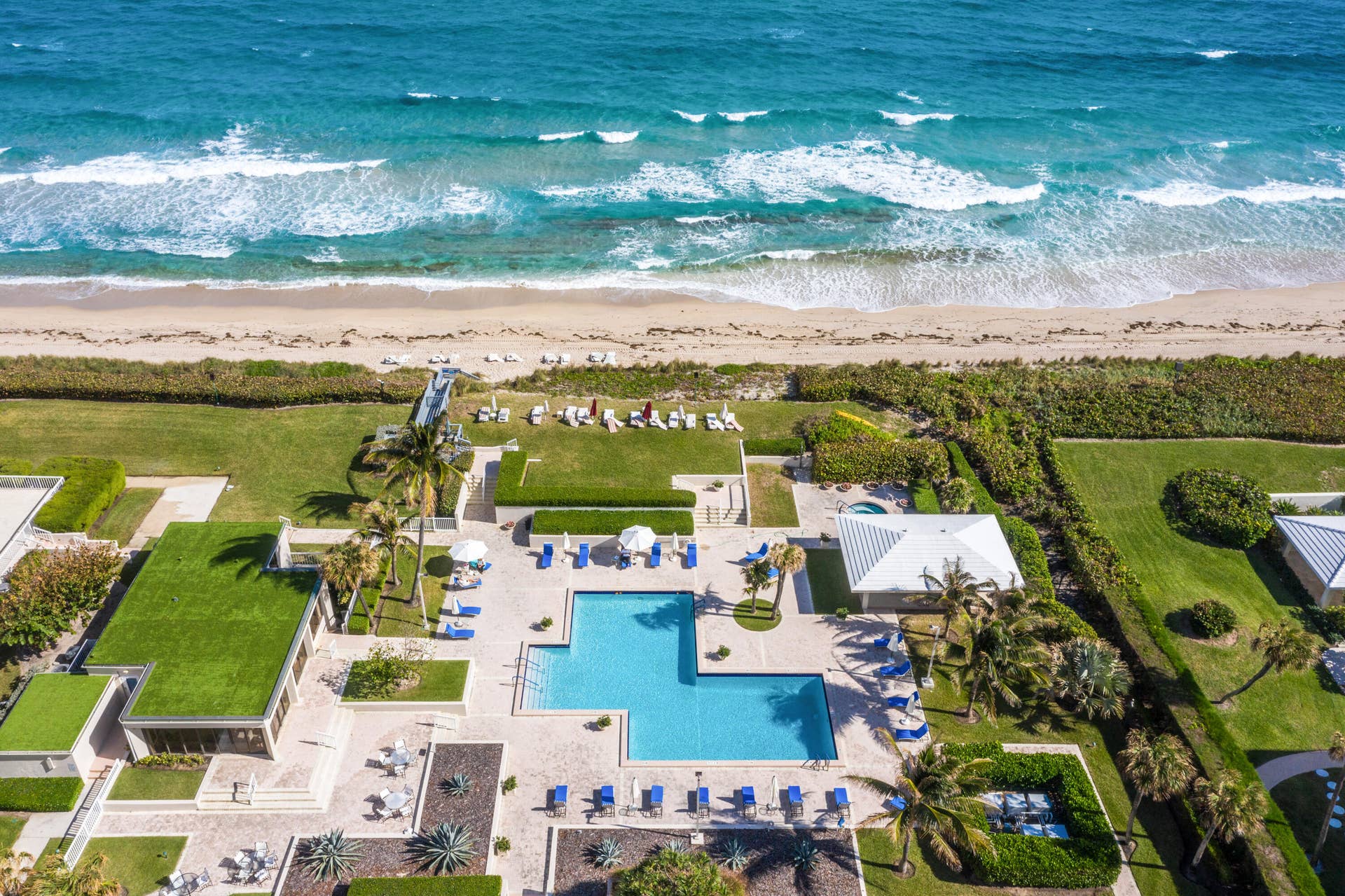 Aerial Views of Pool