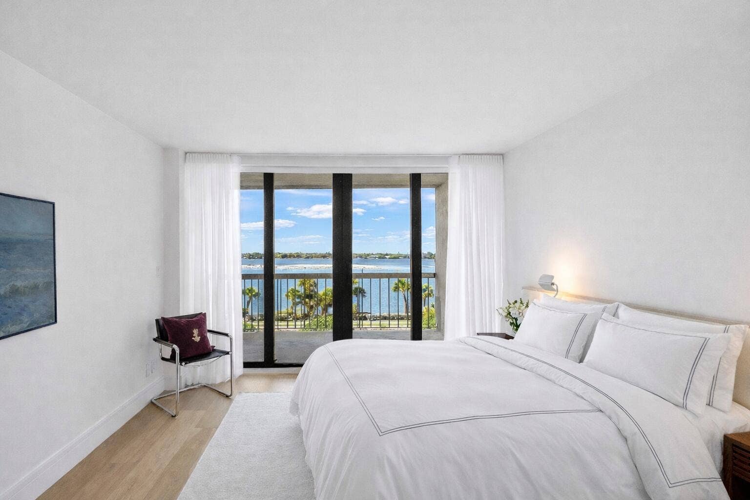 2nd Bedroom w/ Water Views and Balcony