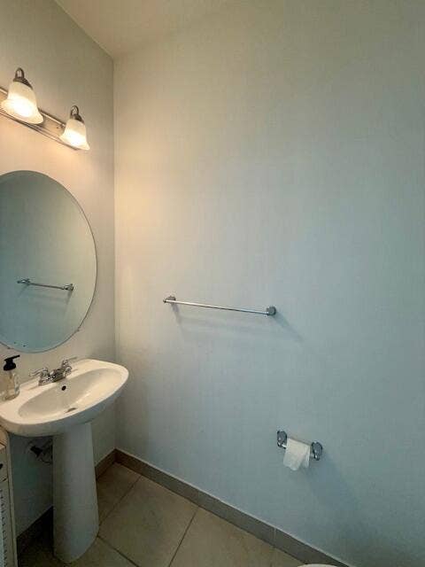 Half bath on first floor