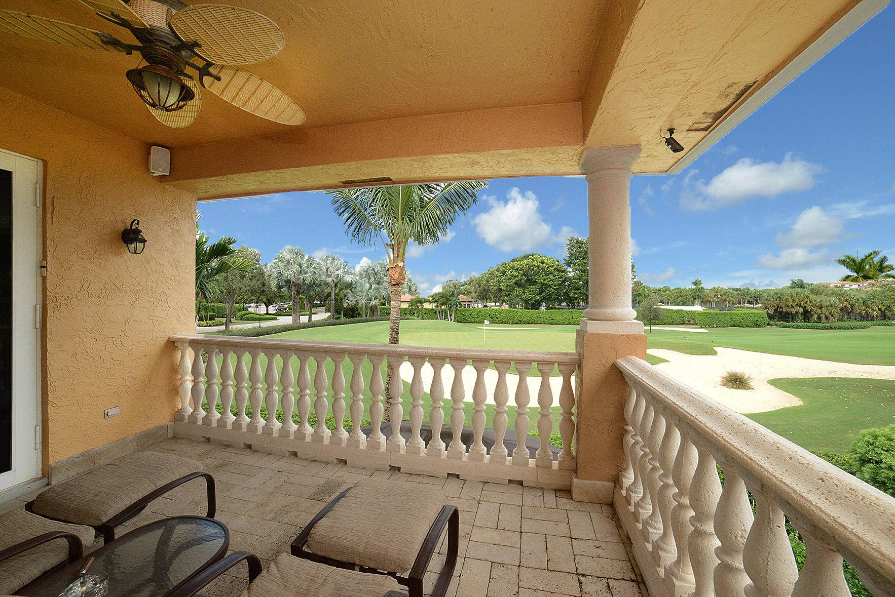 7355 Mandarin Drive, Boca Raton, FL 33433 Covered Balcony with Endless Views