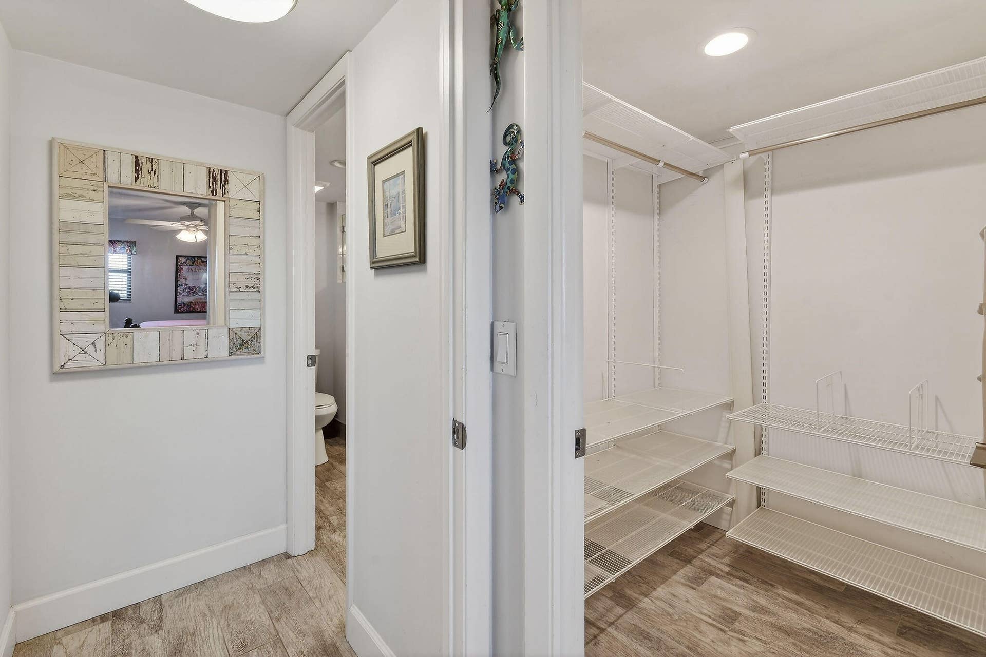 Guest Room Closet to Bath