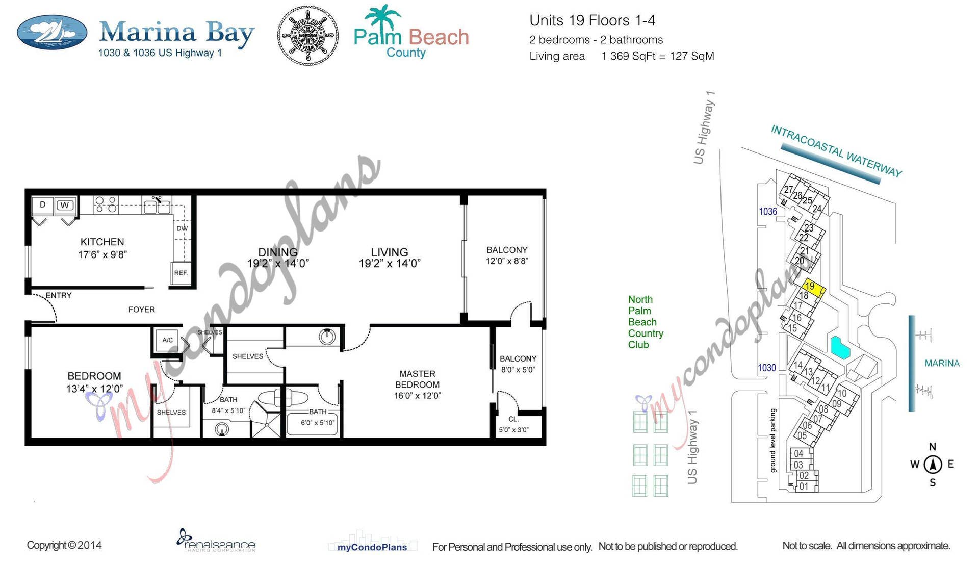 Floor Plan and Development site plan