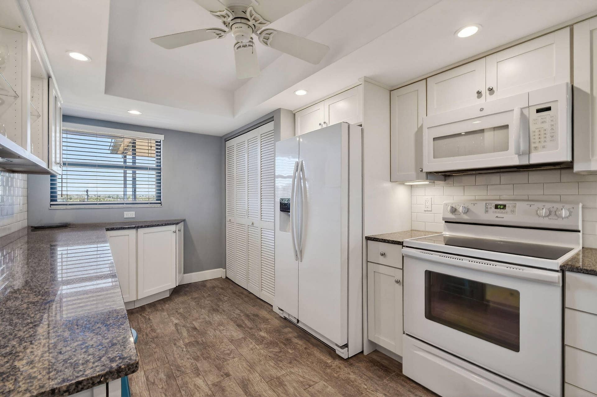 Fully remodeled Kitchen, with extensive counter and cabinet space and newer appliances