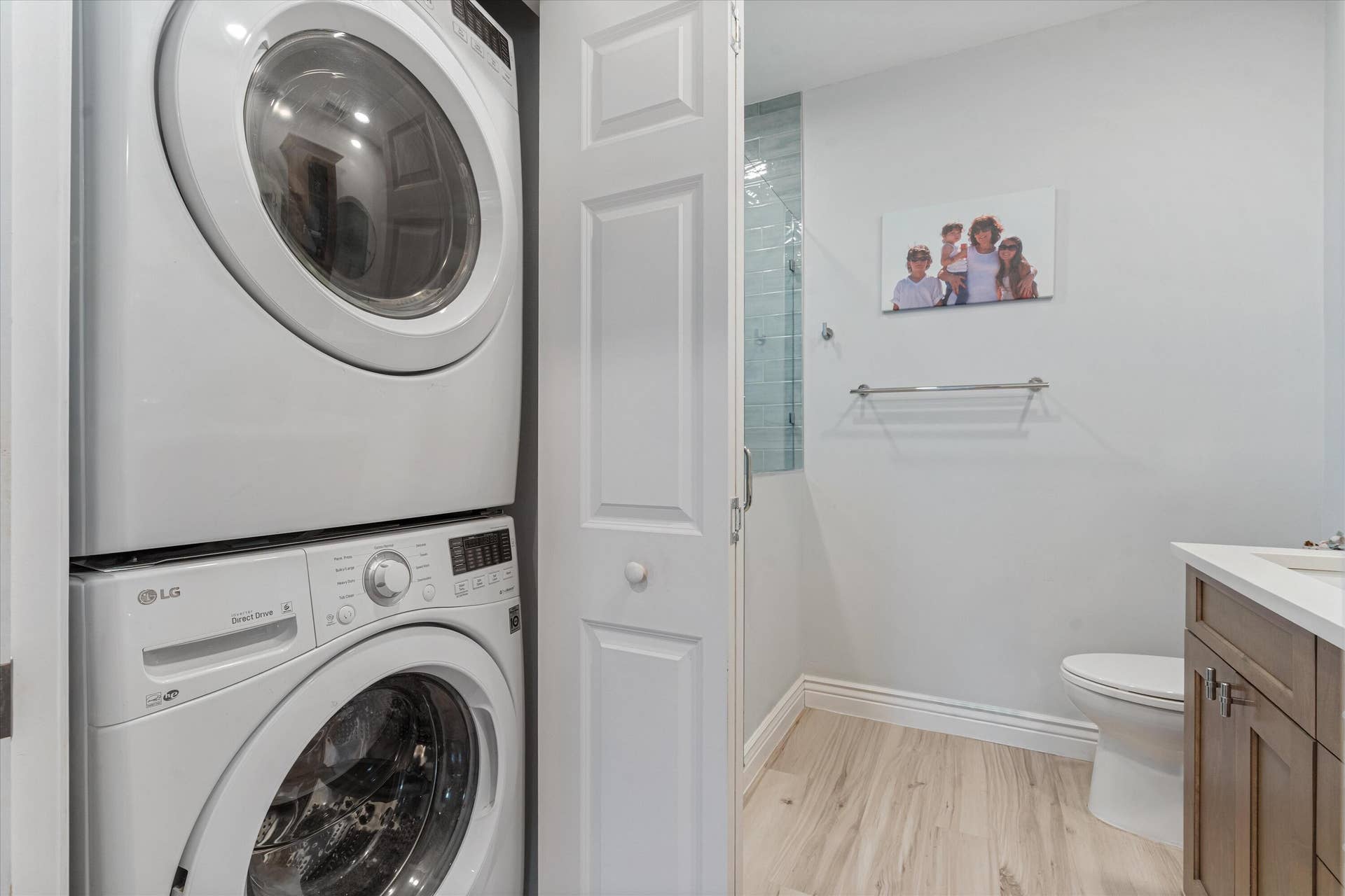 710 Marble Way, Boca Raton, FL 33432 Washer Dryer in downstairs Primary Bathroom