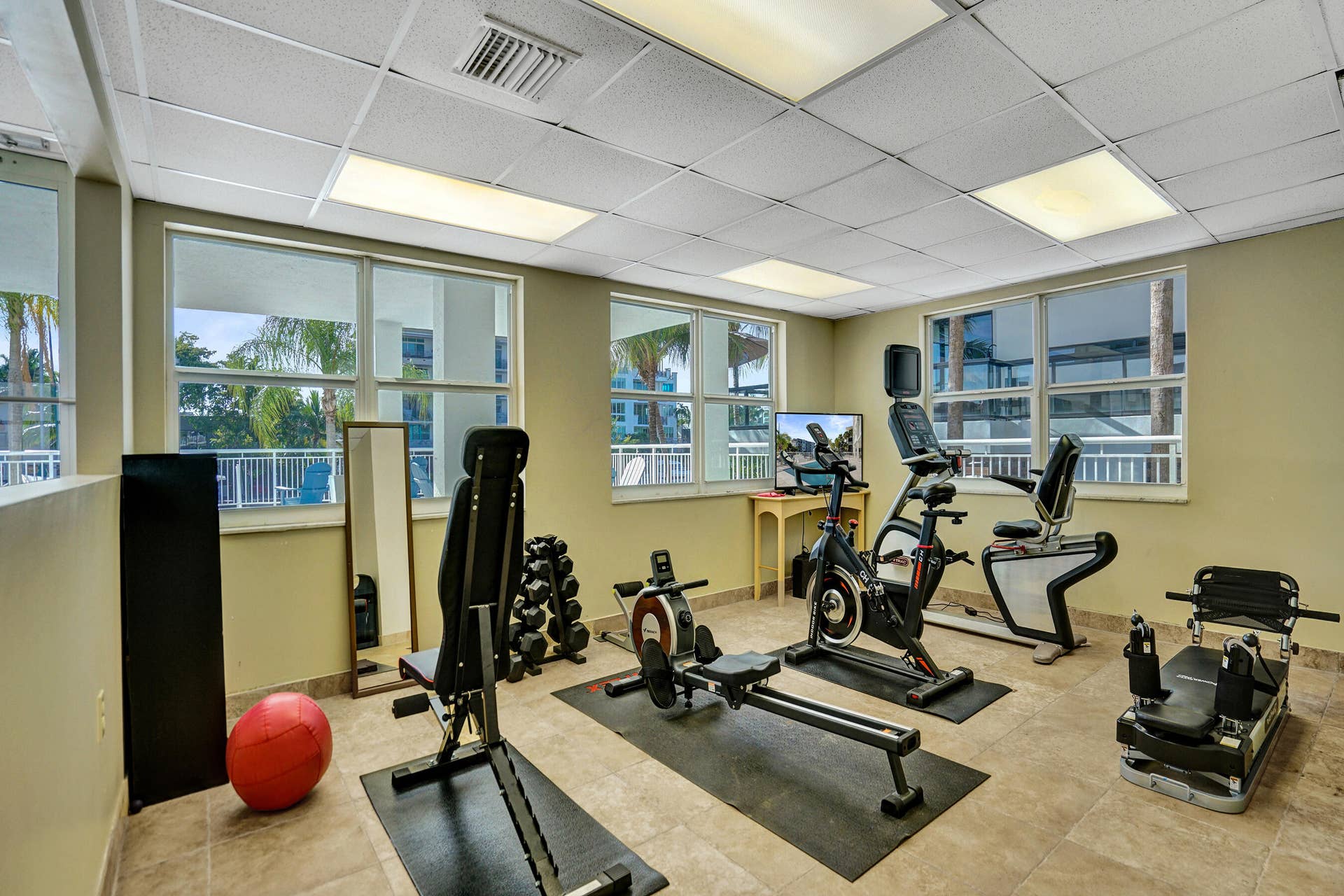 2nd Floor Recreation Room - gym area