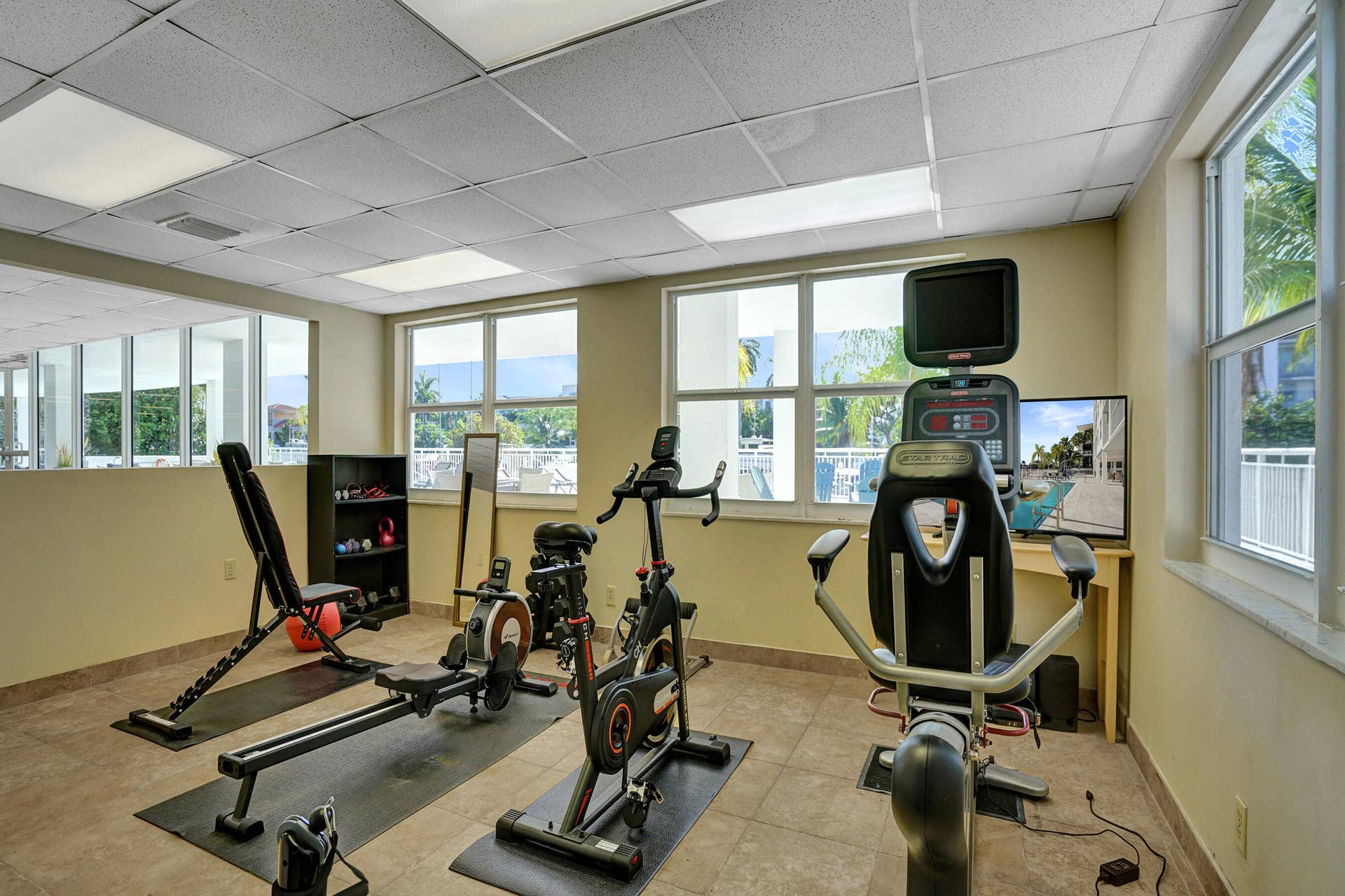 2nd Floor Recreation Room - gym area