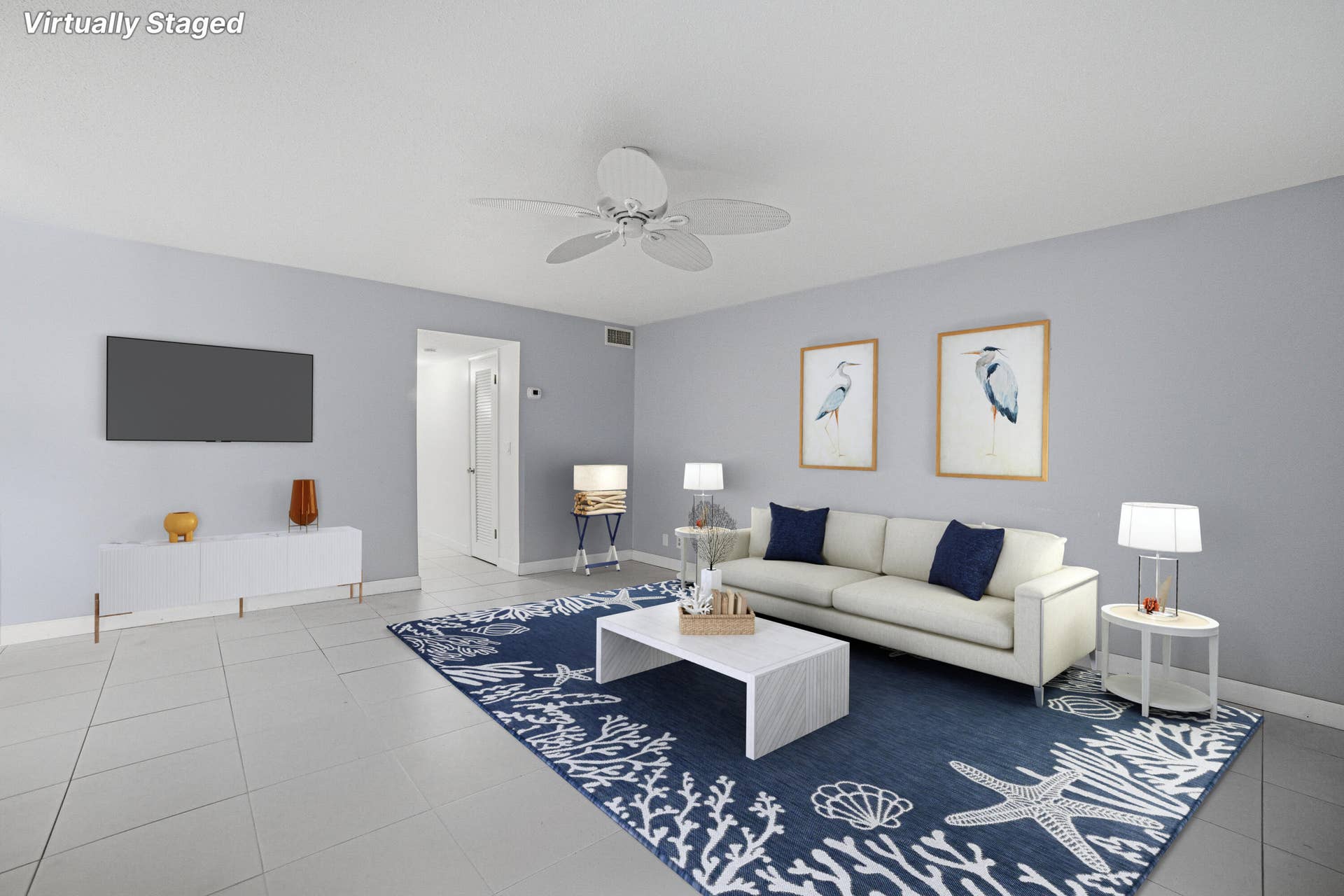 130 Doolen Court, #108, North Palm Beach, FL 33408 Virtually Staged Living Area