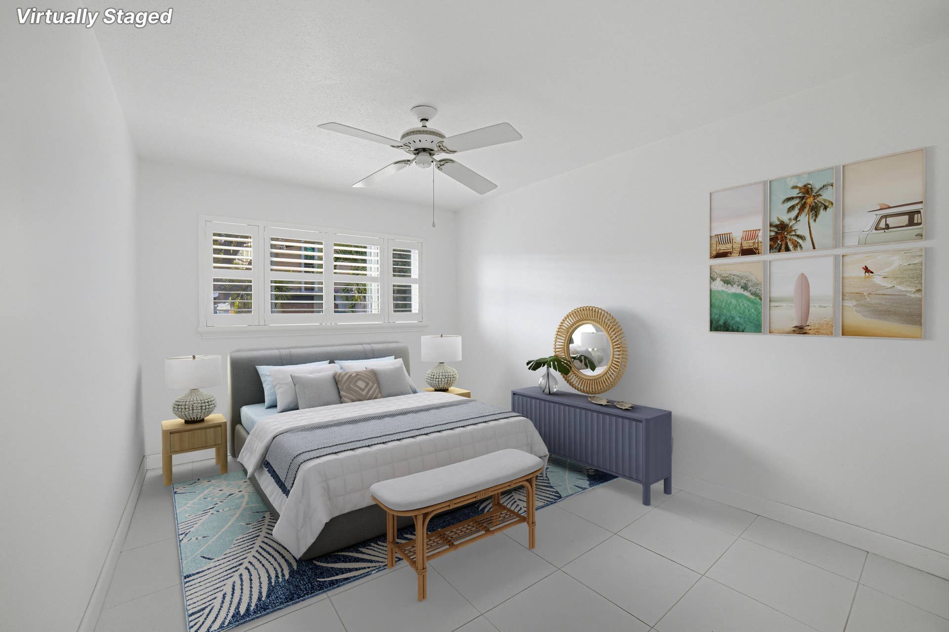 130 Doolen Court, #108, North Palm Beach, FL 33408 Virtually Staged 2nd Bedroom