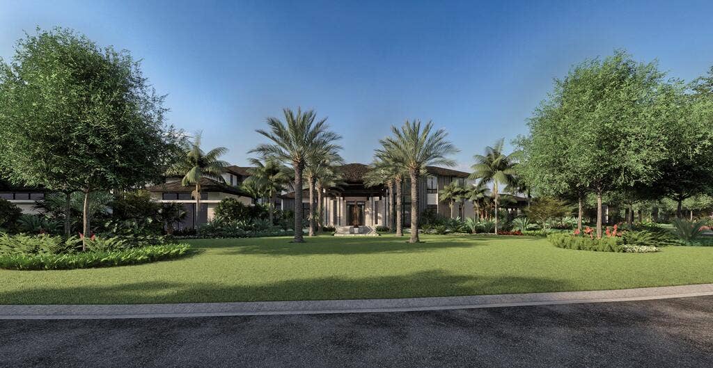 215 Bears Club Drive, Jupiter, FL 33477 Front Elevation
