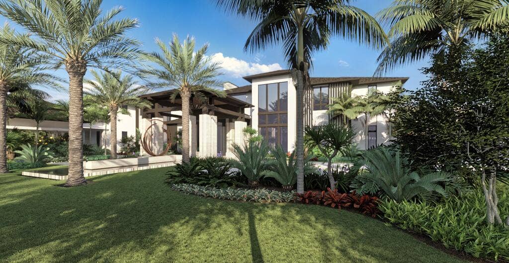 215 Bears Club Drive, Jupiter, FL 33477 Front Elevation
