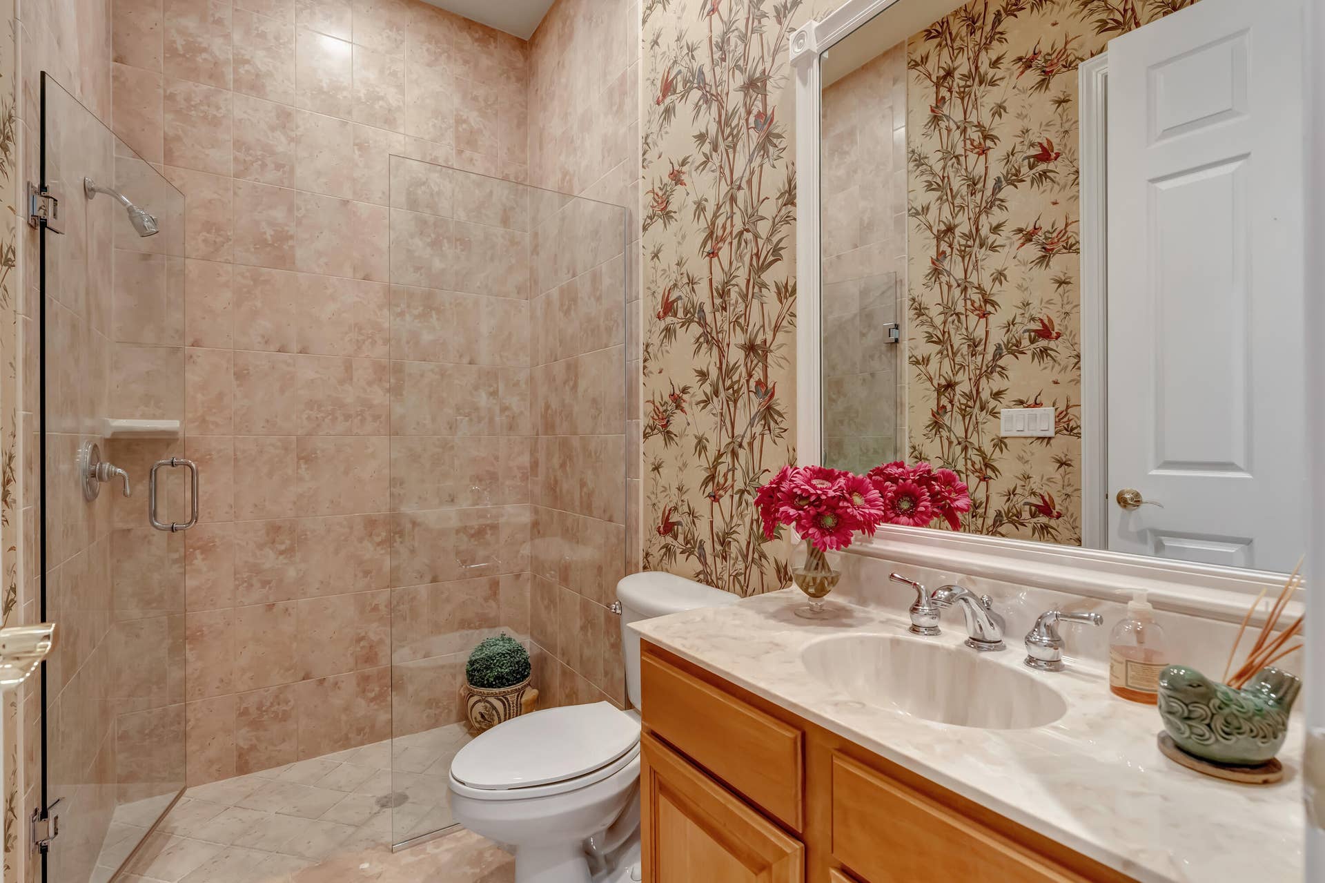 104 Renaissance Drive, North Palm Beach, FL 33410 Full bathroom with walk- in shower for 3rd bedroom or library