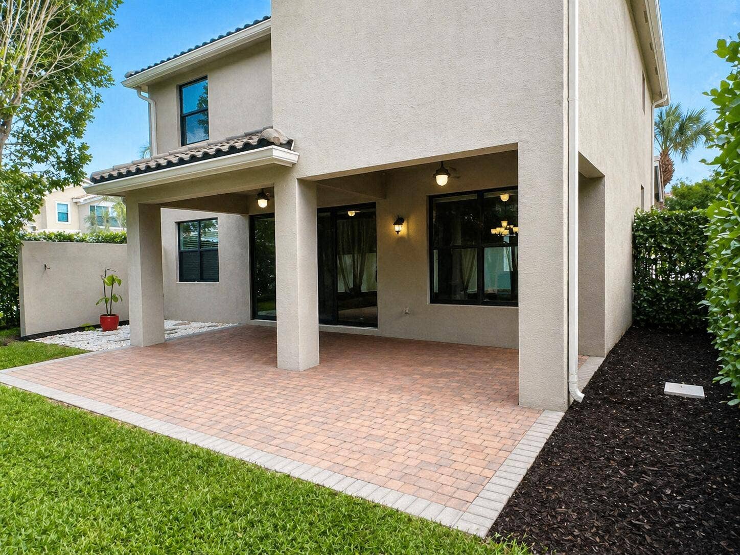 8079 Snowflake Obsidian Trail, Delray Beach, FL 33446 new back of patio house
