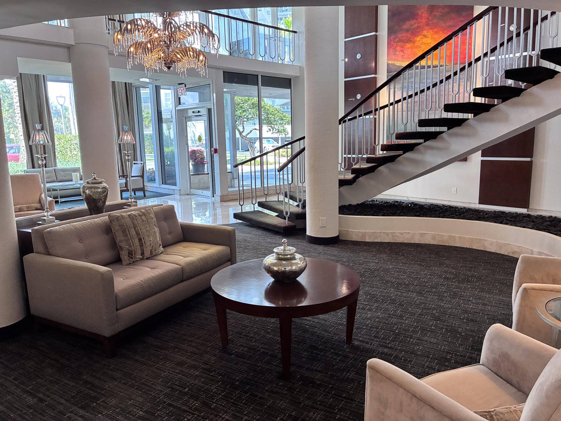 two story lobby