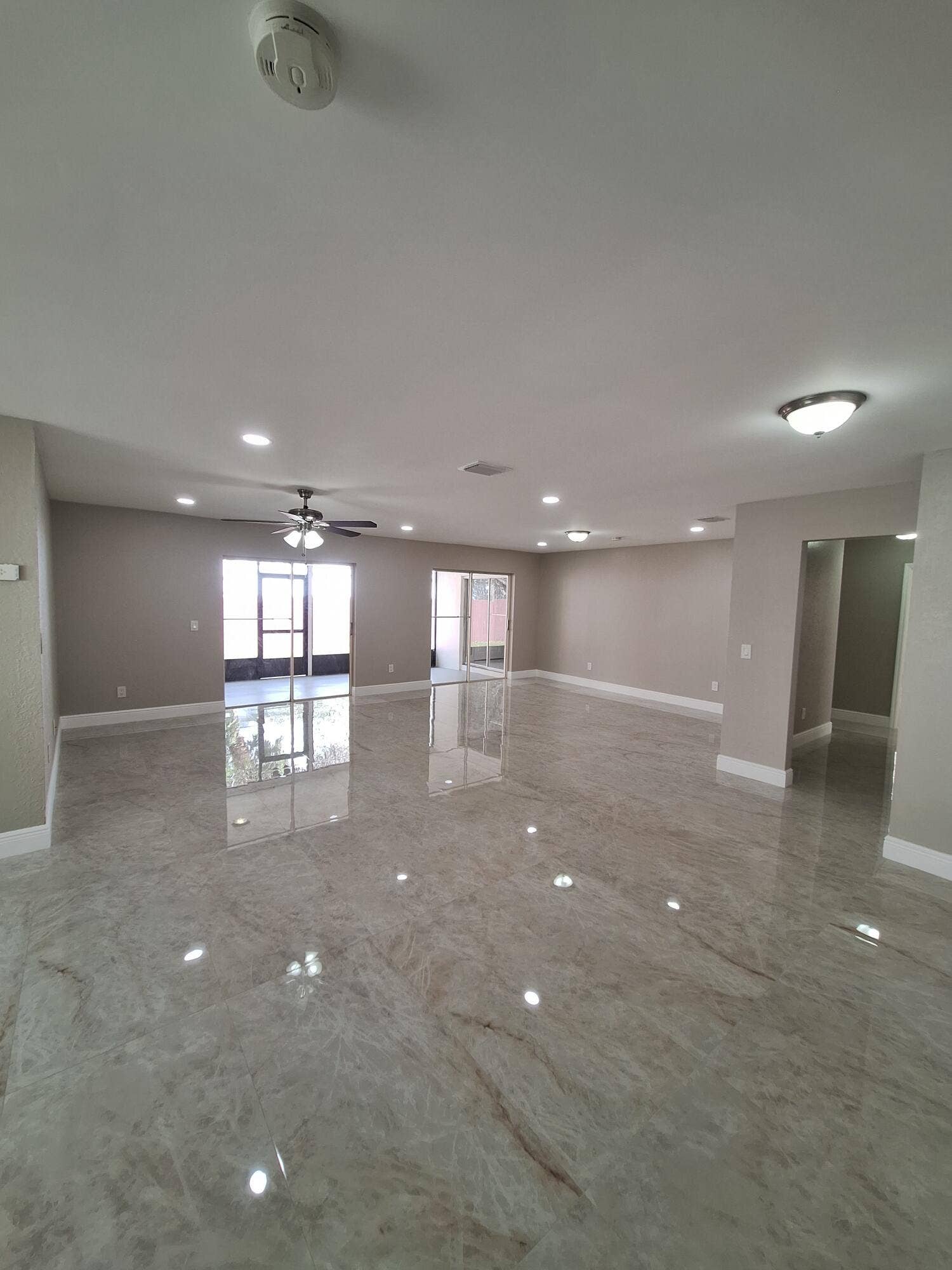 03) Living and Great room combined areas