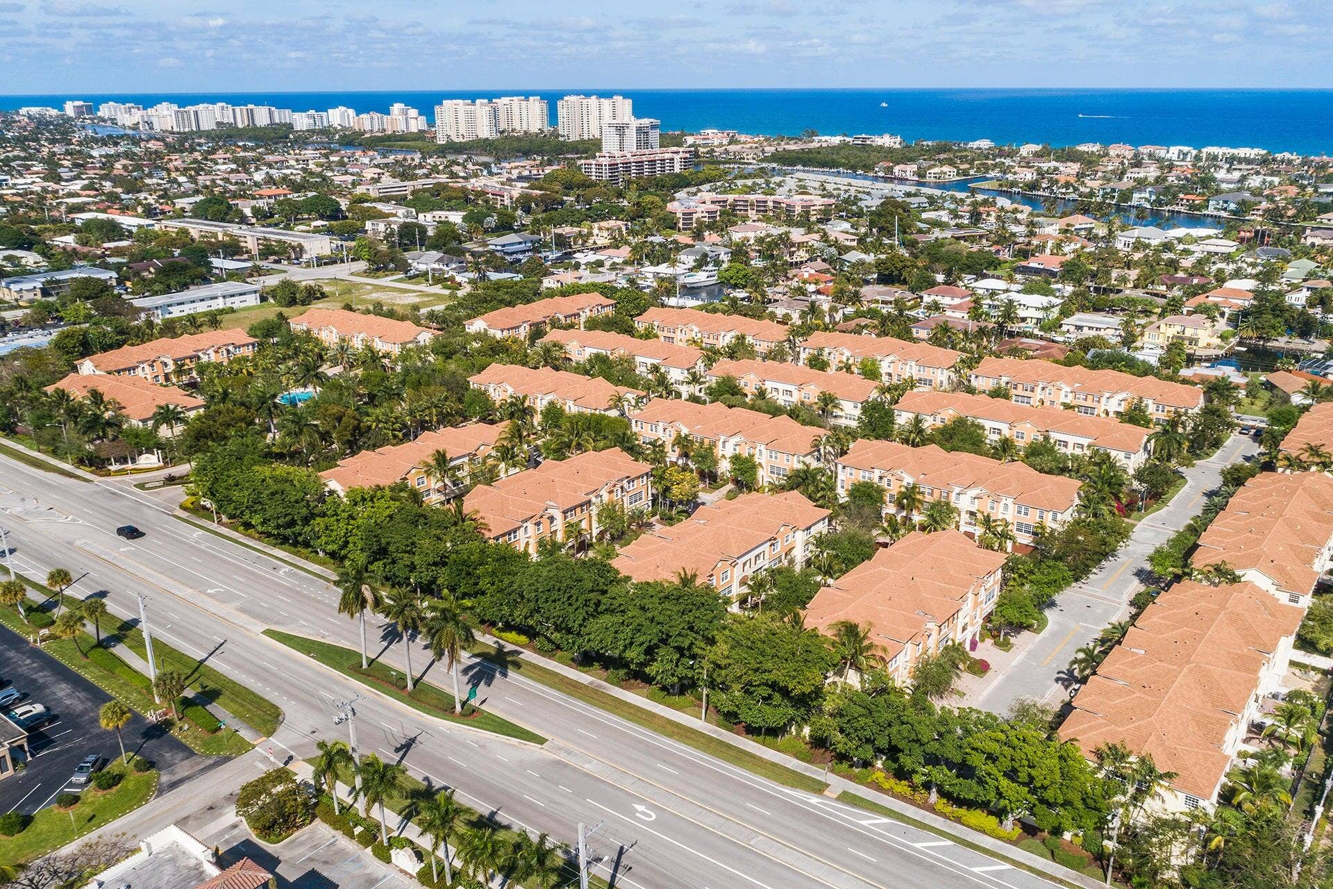 5580 NE Trieste Terrace, Boca Raton, FL 33487 Aerial
