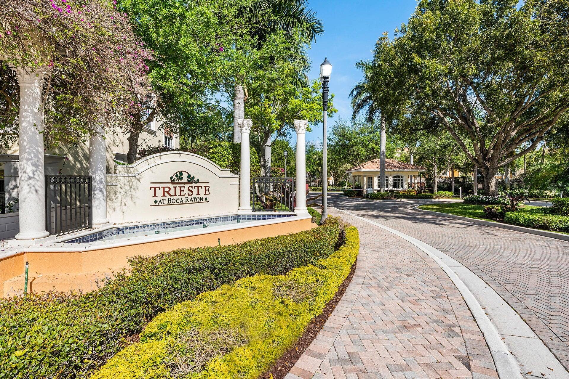 5580 NE Trieste Terrace, Boca Raton, FL 33487 Trieste Entrance