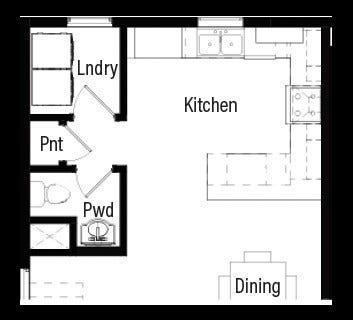 3310 Conviser Dr, Nashville, TN 37207 Kitchen layout selected