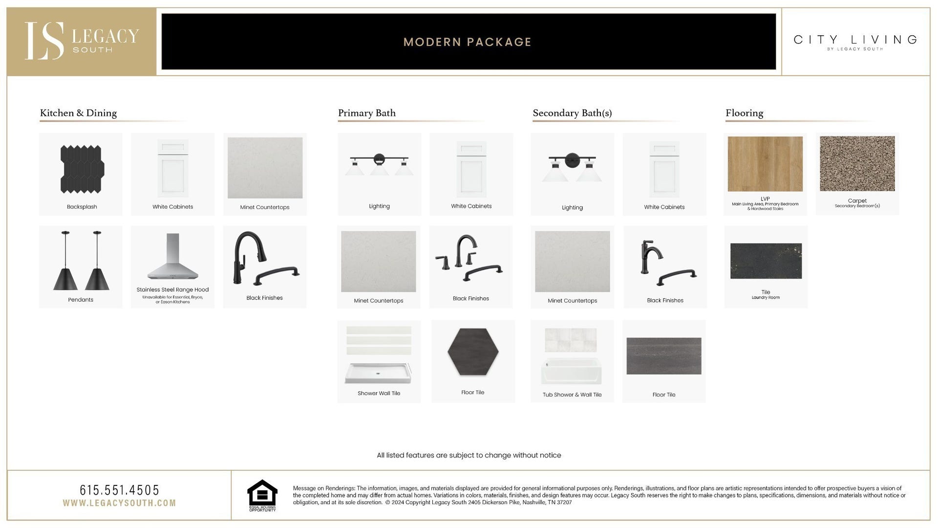 3310 Conviser Dr, Nashville, TN 37207 Design Package selected